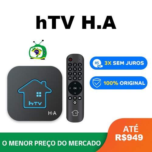 Receptor HTV H.A e controle remoto